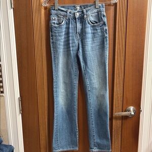 7 For All Mankind Kids Blue Jeans standard style. Size 8